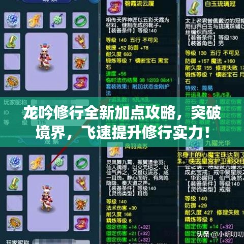 龍吟修行全新加點(diǎn)攻略，突破境界，飛速提升修行實(shí)力！
