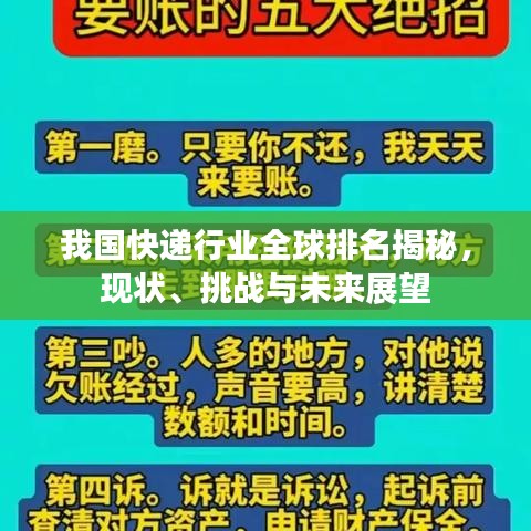 我國快遞行業(yè)全球排名揭秘，現(xiàn)狀、挑戰(zhàn)與未來展望